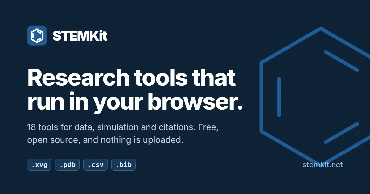 XVG & CSV Visualizer | High-Performance Plots | STEMKit